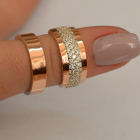 Пара обручок зі срібла