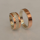 Пара обручок зі срібла