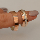 Пара срібних обручок