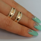 Пара обручок зі срібла