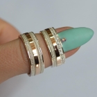 Пара обручок зі срібла