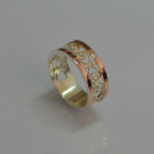 Обручка срібна