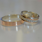 Пара срібних обручок