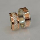 Пара обручок зі срібла