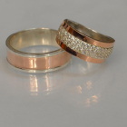 Пара обручок зі срібла