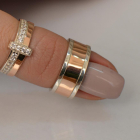 Пара обручок зі срібла