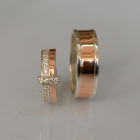 Пара обручок зі срібла