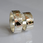 Обручка срібна