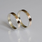 Обручка срібна