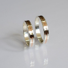 Обручка срібна