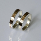 Обручка срібна