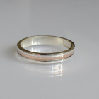 Обручка срібна