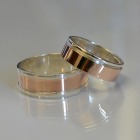 Пара срібних обручок