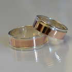 Пара срібних обручок