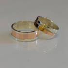 Пара срібних обручок