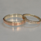 Пара обручок зі срібла