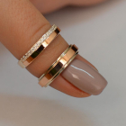 Пара срібних обручок