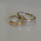Пара срібних обручок