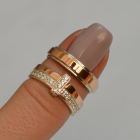 Пара обручок зі срібла