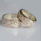 Обручка срібна