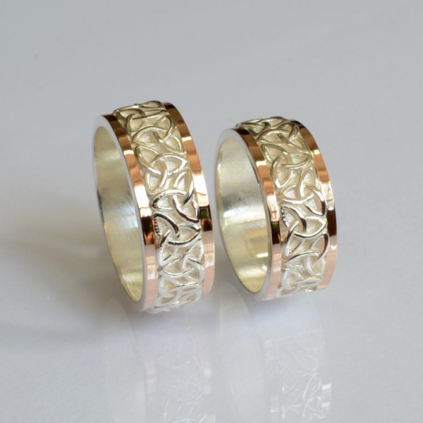 Обручка срібна