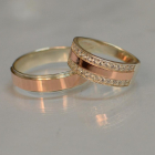 Пара срібних обручок