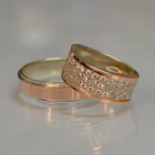 Пара обручок зі срібла