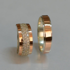 Пара обручок зі срібла