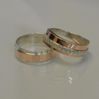 Пара срібних обручок