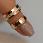 Пара срібних обручок