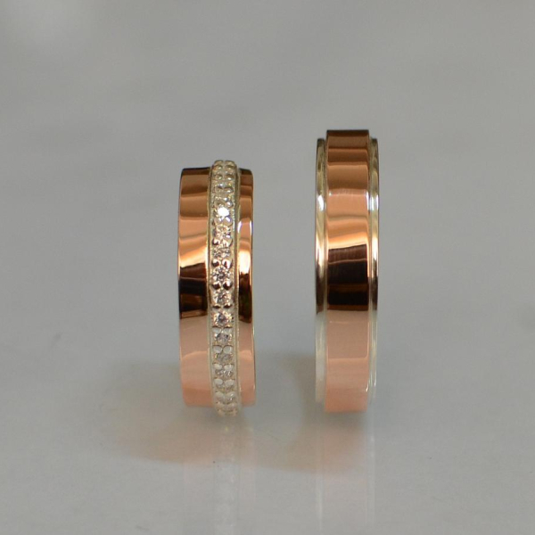 Пара срібних обручок