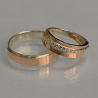 Пара срібних обручок