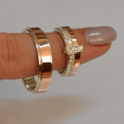 Пара обручок зі срібла