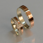 Пара обручок зі срібла