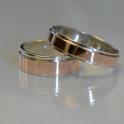 Пара срібних обручок