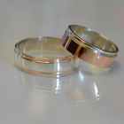 Пара срібних обручок