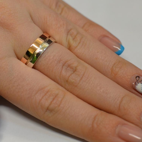 Обручка із срібла