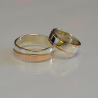 Пара срібних обручок