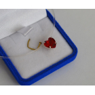 Підвіска срібна серце на лісці