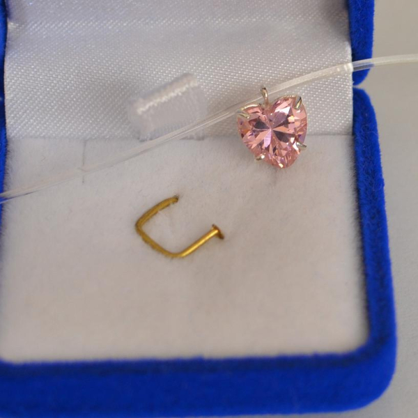 Підвіска срібна серце на лісці