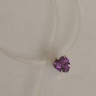 Підвіска срібна серце на лісці