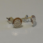 Срібні сережки-гвоздики