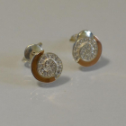 Срібні сережки-гвоздики