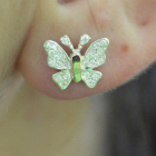 Сережки-гвоздики бабочки