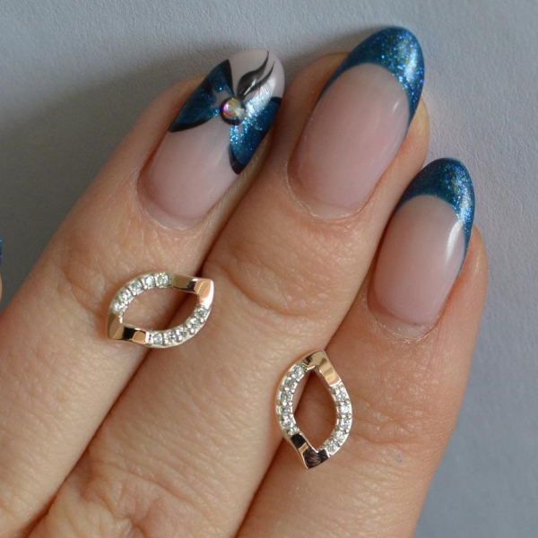 Сережки-гвоздики із срібла