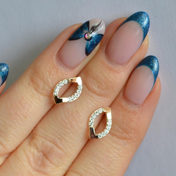 Сережки-гвоздики із срібла