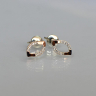 Сережки-гвоздики із срібла