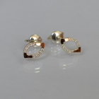 Сережки-гвоздики із срібла