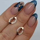 Сережки-гвоздики із срібла