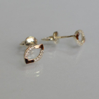 Сережки-гвоздики із срібла